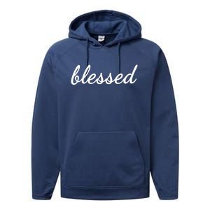 Blessed Christian Performance Fleece Hoodie