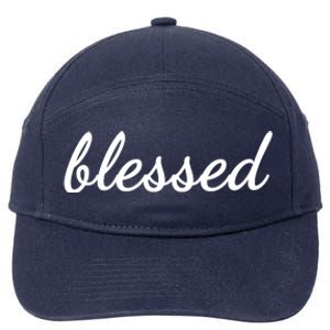 Blessed Christian 7-Panel Snapback Hat