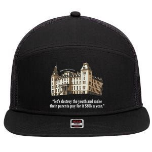 Black Cactus Bricks N’ Papers University Lets Destroy The Make Their 7 Panel Mesh Trucker Snapback Hat