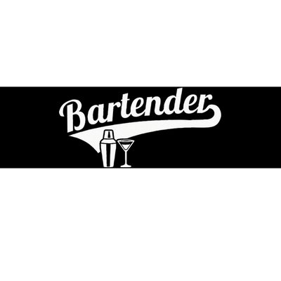 Bartender Cocktail Bumper Sticker