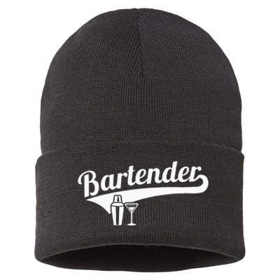 Bartender Cocktail Sustainable Knit Beanie