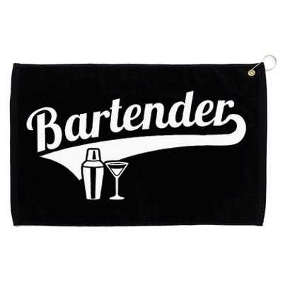 Bartender Cocktail Grommeted Golf Towel