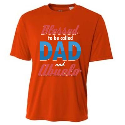 Blessed Called Blessing Father Dad Abuelo Granddad Gift Cute Gift Cooling Performance Crew T-Shirt