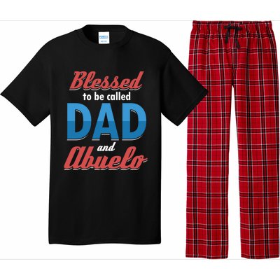 Blessed Called Blessing Father Dad Abuelo Granddad Gift Cute Gift Pajama Set