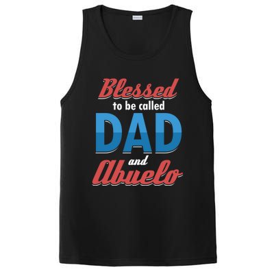 Blessed Called Blessing Father Dad Abuelo Granddad Gift Cute Gift PosiCharge Competitor Tank