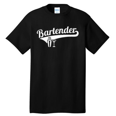 Bartender Cocktail Tall T-Shirt