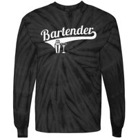 Bartender Cocktail Tie-Dye Long Sleeve Shirt