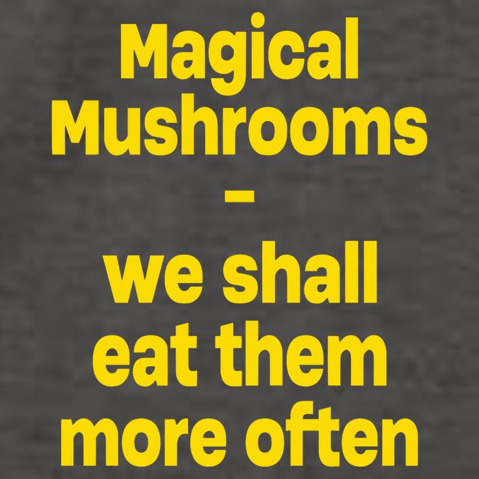 By Cole Bennett Magic Mushroom We Shall Eat Them More Often Vector Backpack