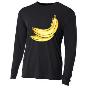 Banana Costume Cooling Performance Long Sleeve Crew