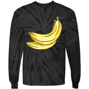 Banana Costume Tie-Dye Long Sleeve Shirt