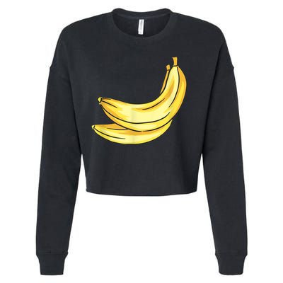 Banana Costume Cropped Pullover Crew
