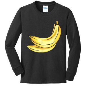 Banana Costume Kids Long Sleeve Shirt