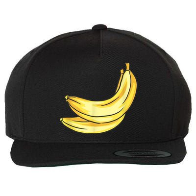 Banana Costume Wool Snapback Cap