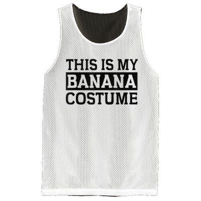 Banana Costume Mesh Reversible Basketball Jersey Tank