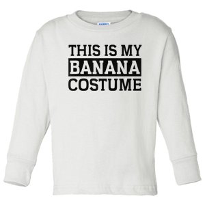 Banana Costume Toddler Long Sleeve Shirt