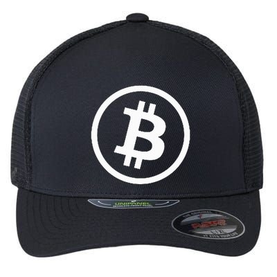 Bitcoin Cryptocurrency Btc Neck Position Bitcoin Flexfit Unipanel Trucker Cap