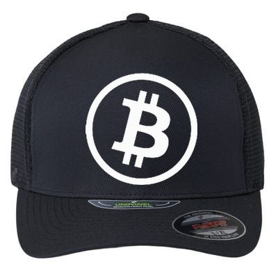 Bitcoin Cryptocurrency Btc Neck Position Bitcoin Flexfit Unipanel Trucker Cap