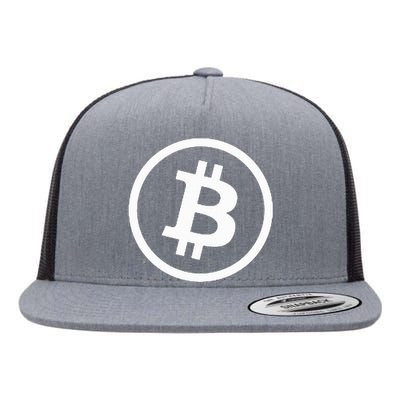 Bitcoin Cryptocurrency Btc Neck Position Bitcoin Flat Bill Trucker Hat