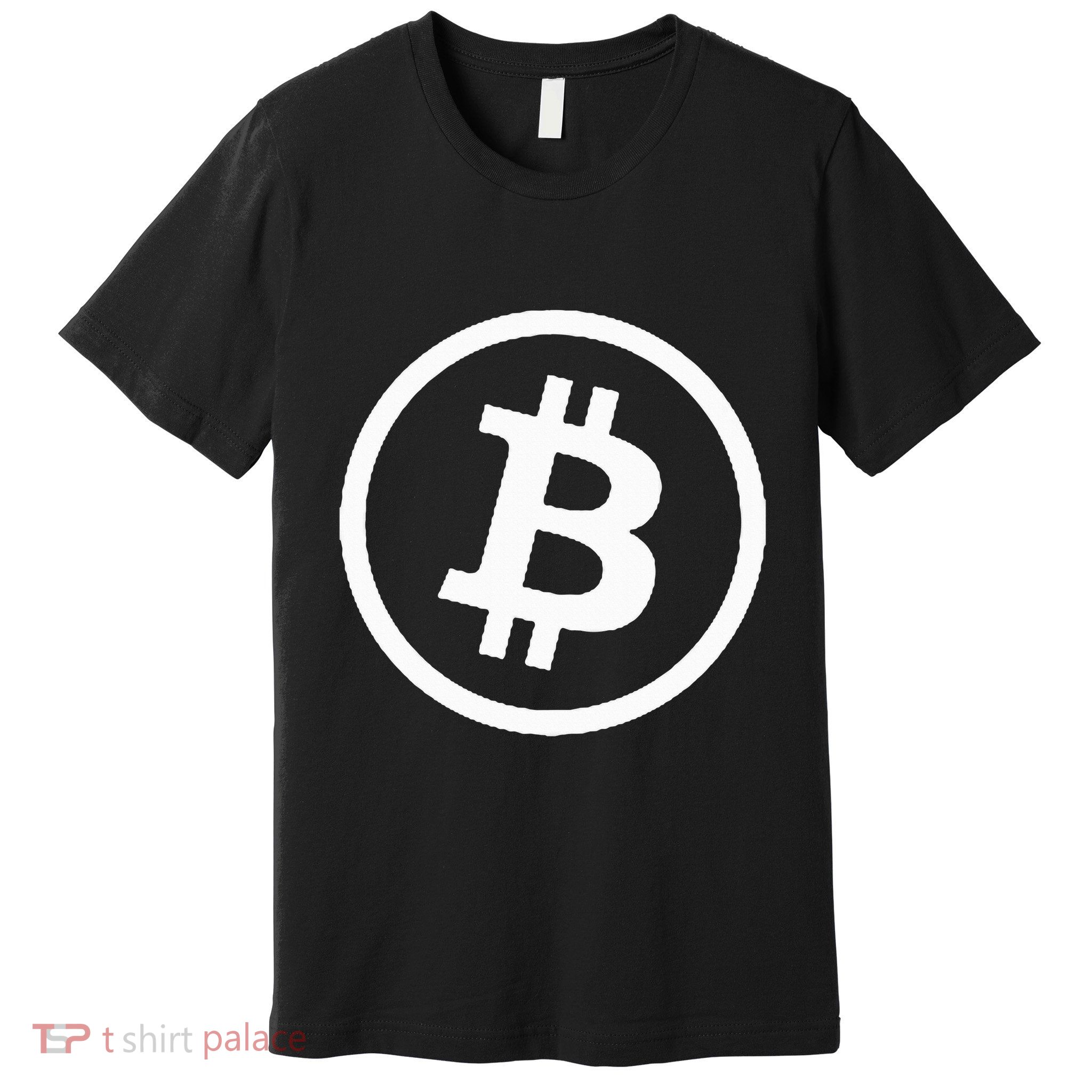 Bitcoin Cryptocurrency Btc Neck Position Bitcoin Premium T-Shirt