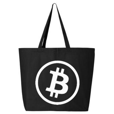 Bitcoin Cryptocurrency Btc Neck Position Bitcoin 25L Jumbo Tote