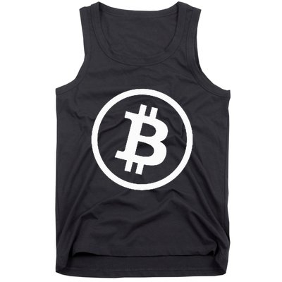 Bitcoin Cryptocurrency Btc Neck Position Bitcoin Tank Top