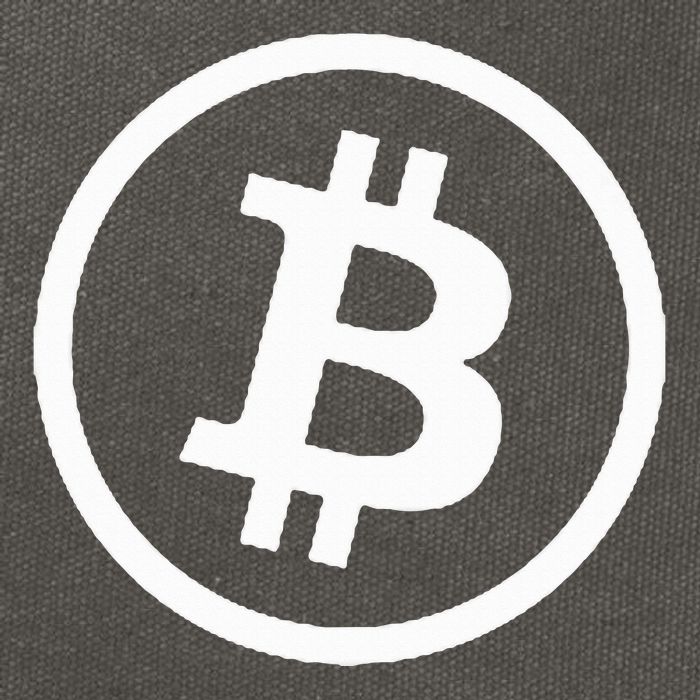 Bitcoin Cryptocurrency Btc Neck Position Bitcoin Cotton Canvas Backpack
