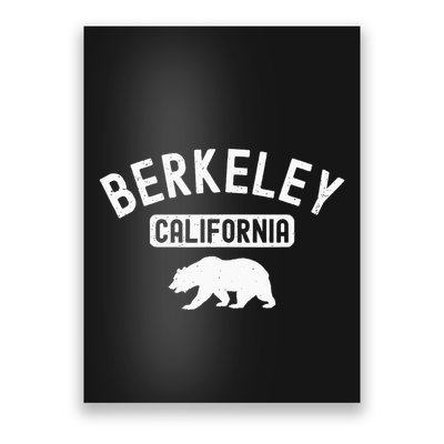 Berkeley California Bear Bay Area Oakland Alameda County 510 Poster