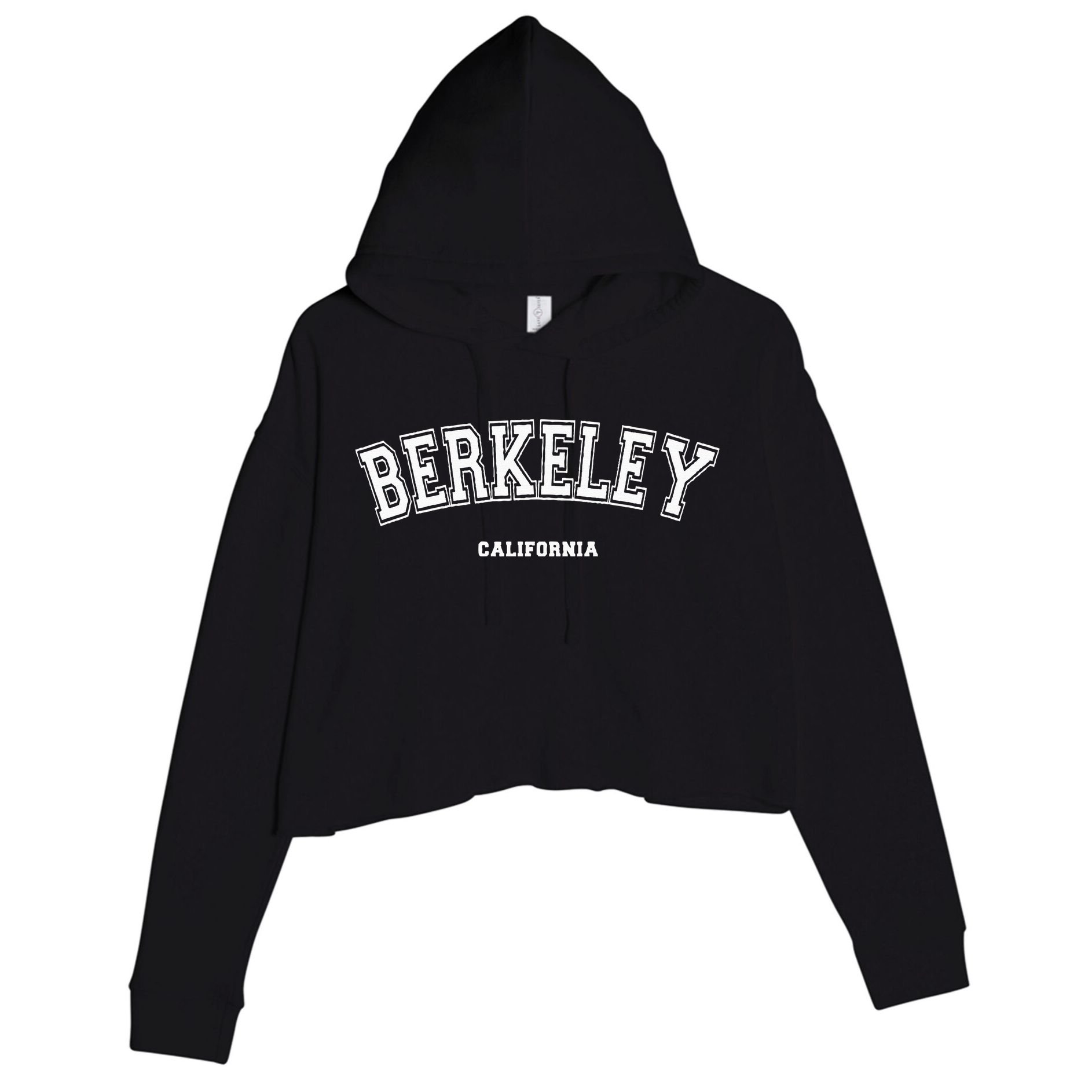 Berkeley California Crop Fleece Hoodie