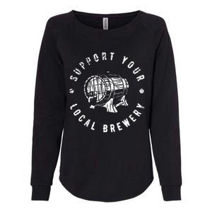 Brewery Craft Beer Womens California Wash Sweatshirt