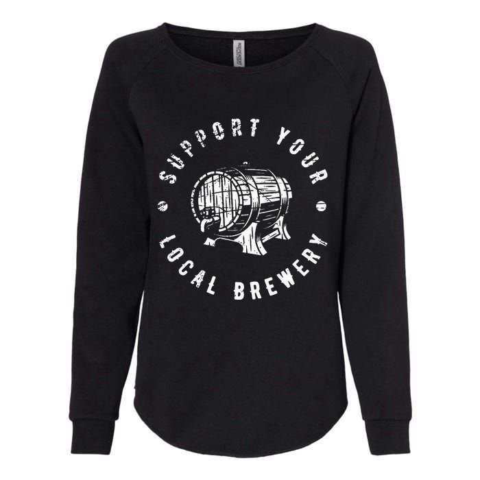 Brewery Craft Beer Womens California Wash Sweatshirt