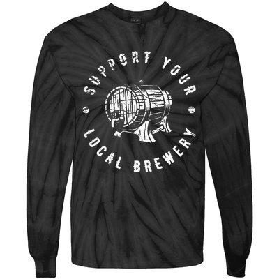 Brewery Craft Beer Tie-Dye Long Sleeve Shirt