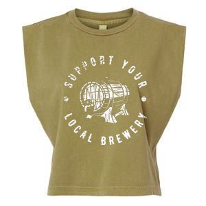 Brewery Craft Beer Garment-Dyed Women's Muscle Tee