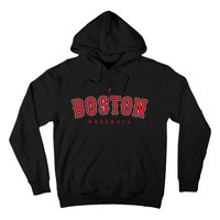 Boston City Baseball Retro Vintage Baseball Lover Boston Hoodie