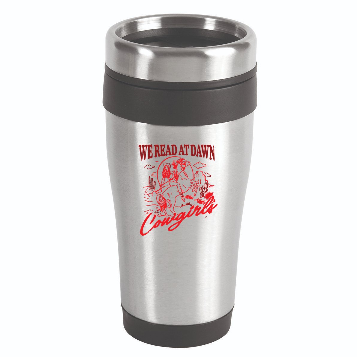 Bookish Cowgirl 16oz Travel Tumbler