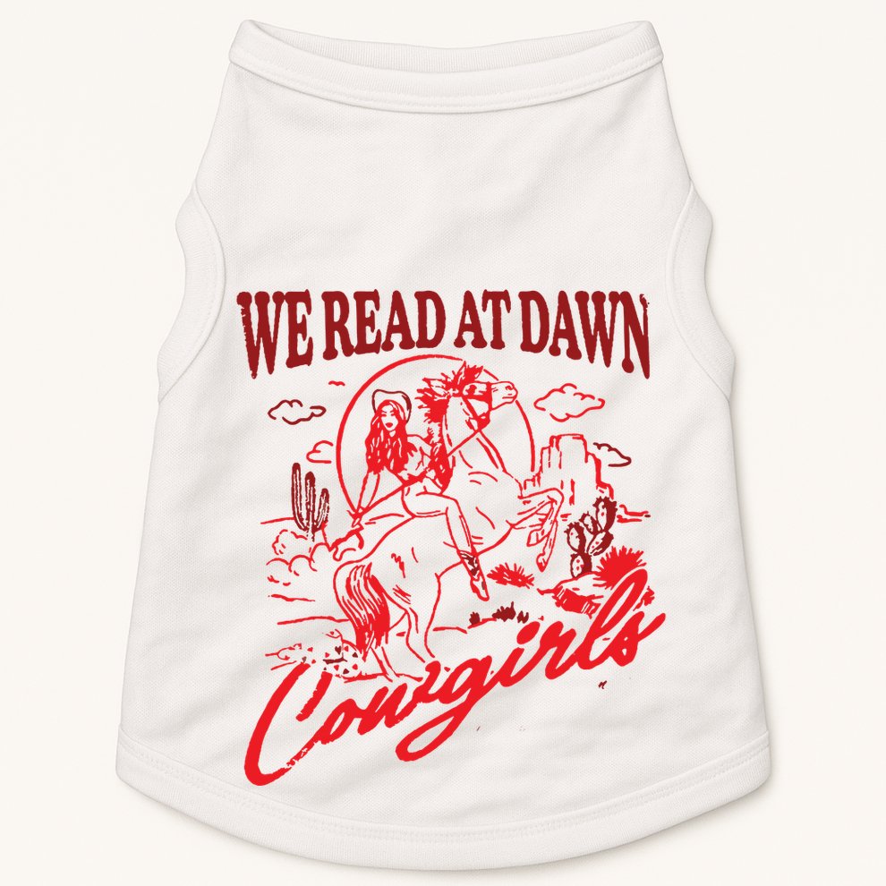 Bookish Cowgirl Doggie Tank