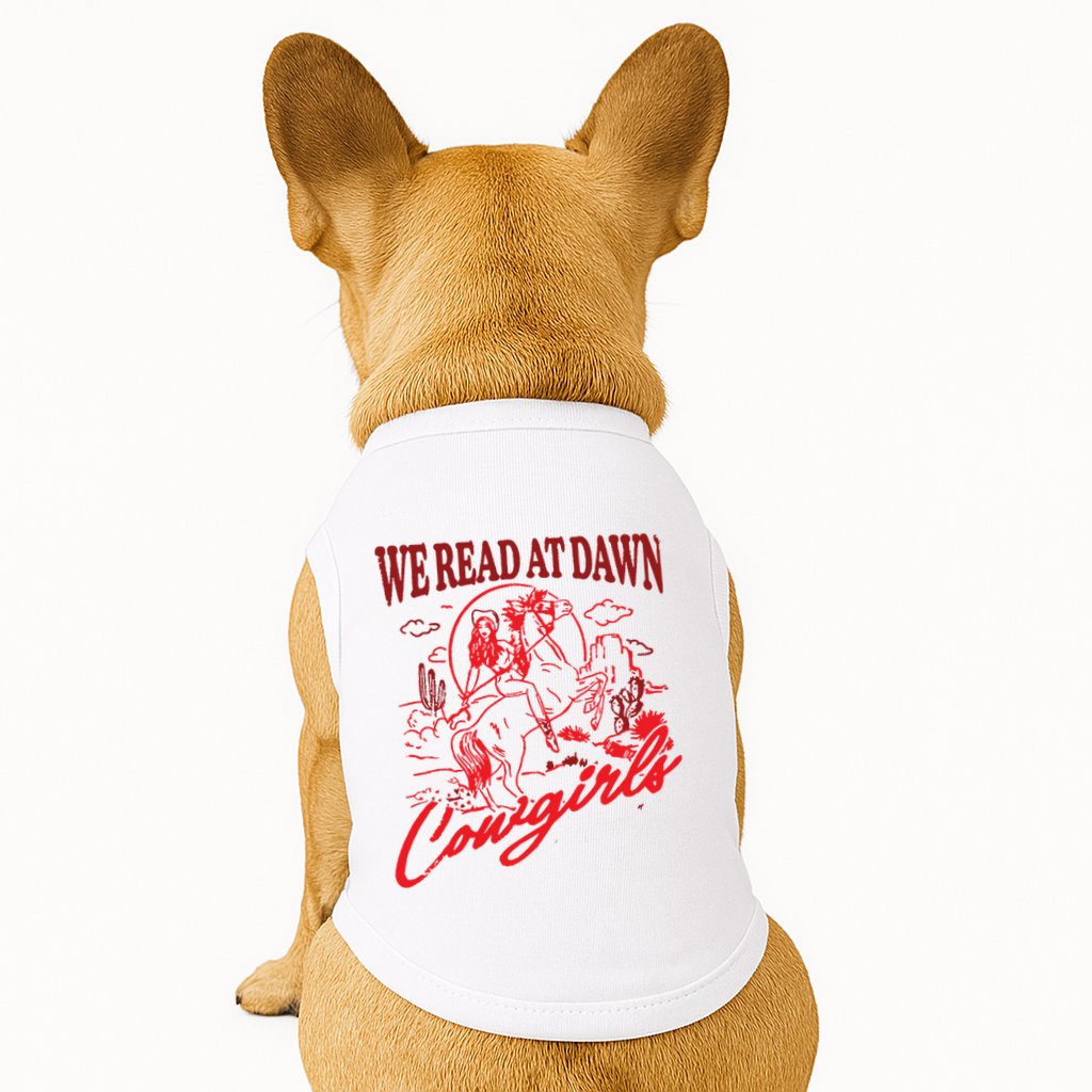 Bookish Cowgirl Doggie Tank