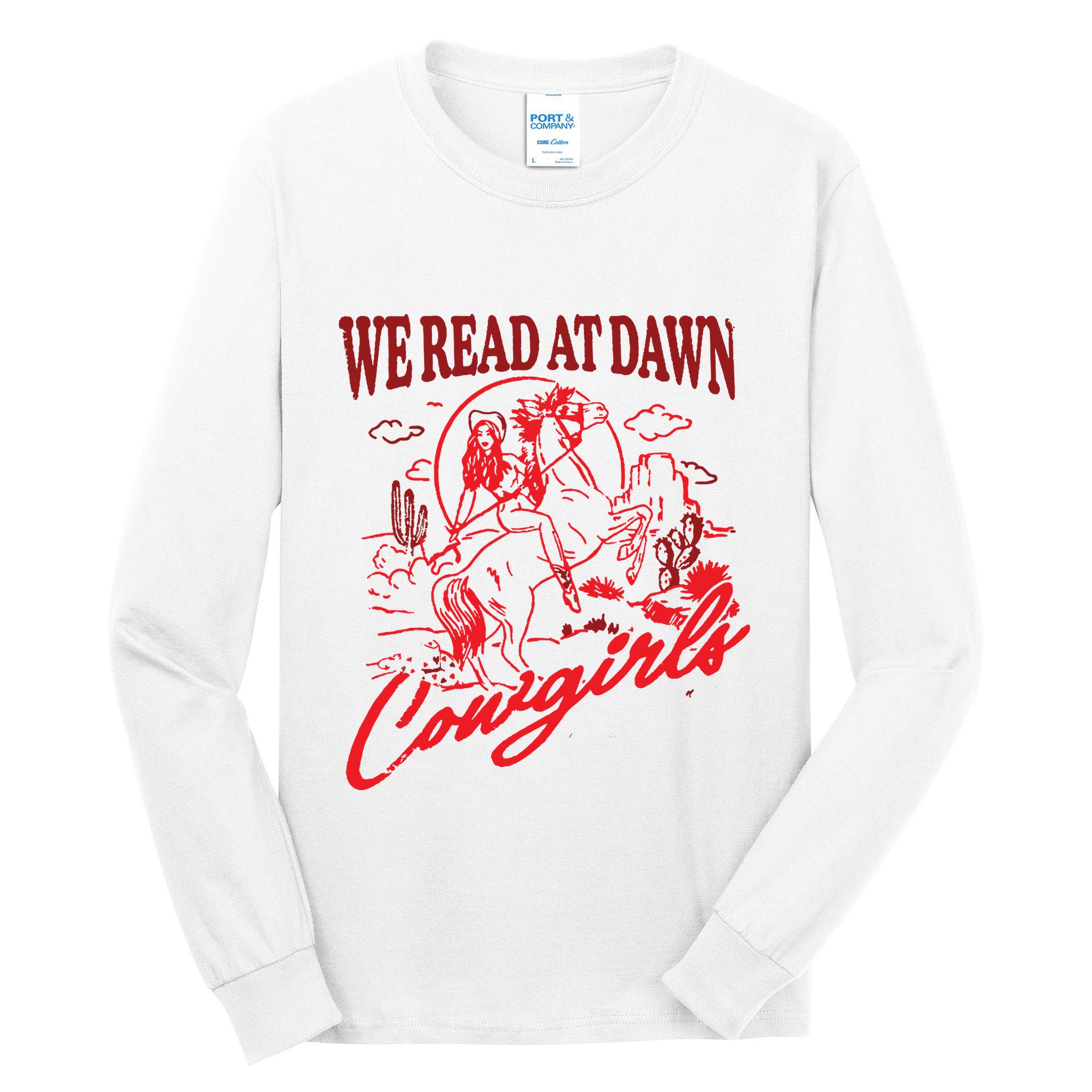 Bookish Cowgirl Tall Long Sleeve T-Shirt