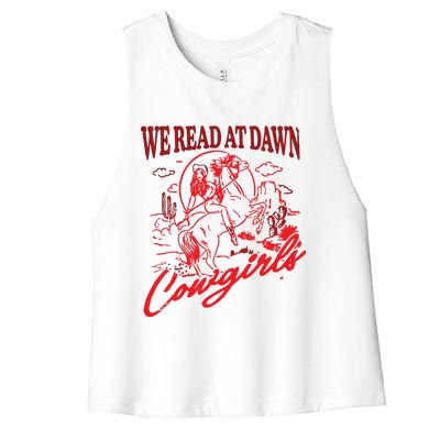 Bookish Cowgirl Women's Racerback Cropped Tank