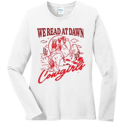 Bookish Cowgirl Ladies Long Sleeve Shirt