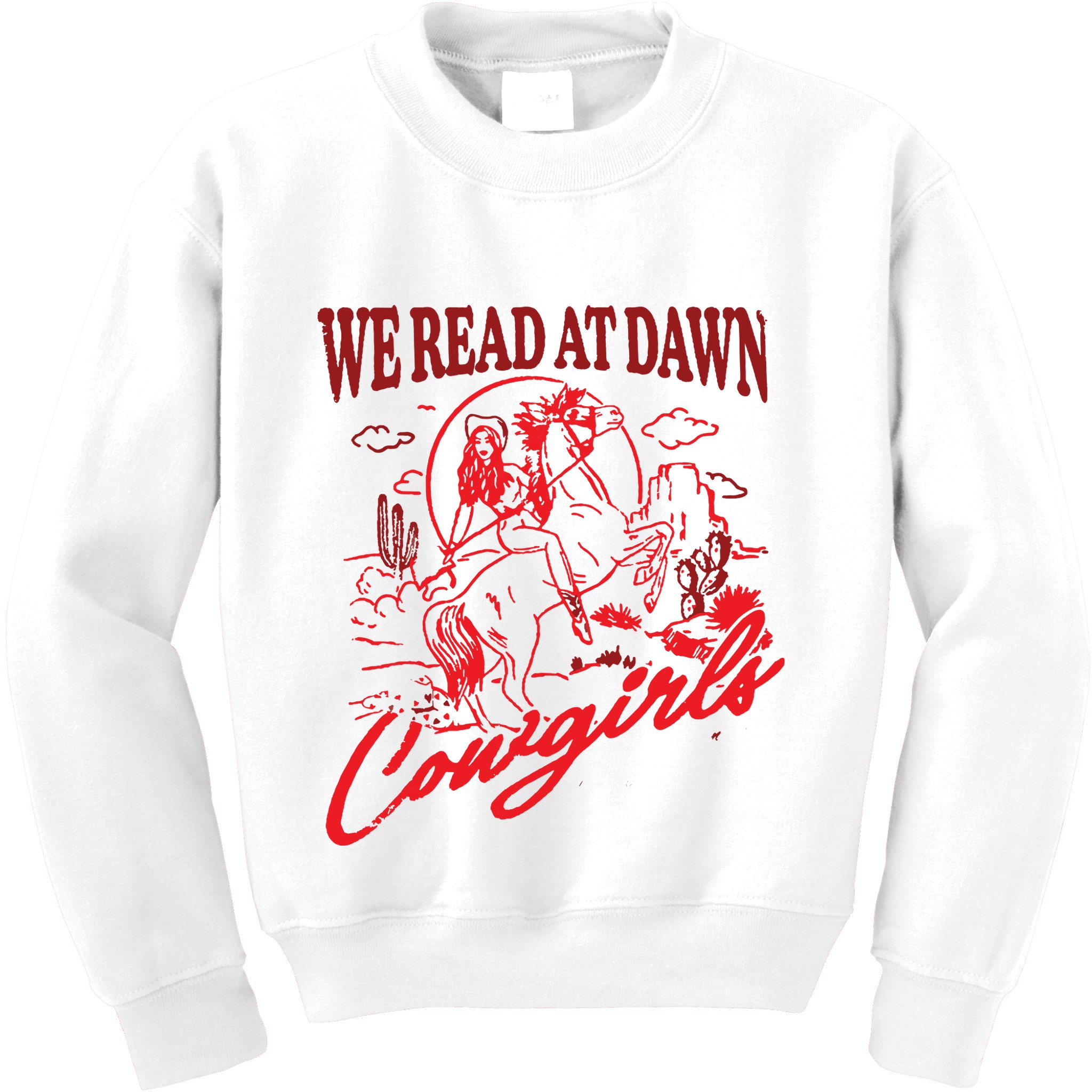 Bookish Cowgirl Kids Sweatshirt
