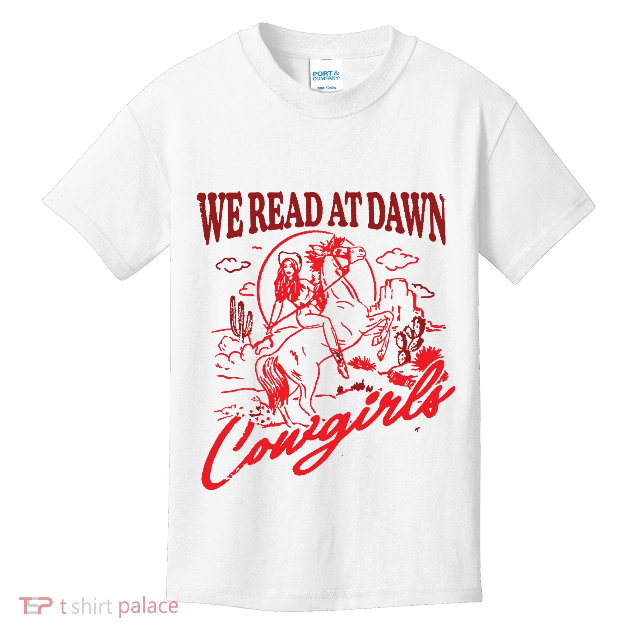 Bookish Cowgirl Kids T-Shirt