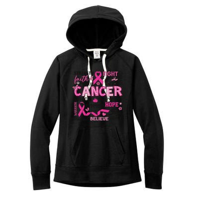 Breast Cancer Women's Fleece Hoodie