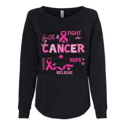 Breast Cancer Womens California Wash Sweatshirt