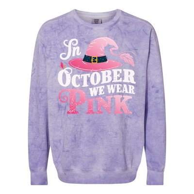 Breast Cancer Boo Ghosts Colorblast Crewneck Sweatshirt