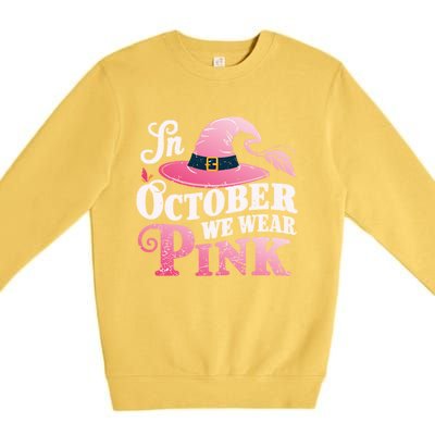 Breast Cancer Boo Ghosts Premium Crewneck Sweatshirt