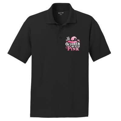 Breast Cancer Boo Ghosts PosiCharge RacerMesh Polo