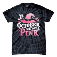 Breast Cancer Boo Ghosts Tie-Dye T-Shirt