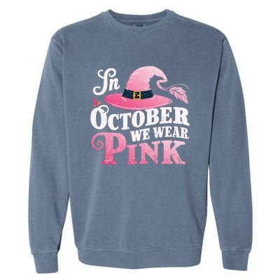 Breast Cancer Boo Ghosts Garment-Dyed Sweatshirt