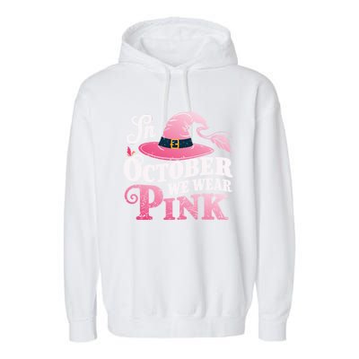 Breast Cancer Boo Ghosts Garment-Dyed Fleece Hoodie