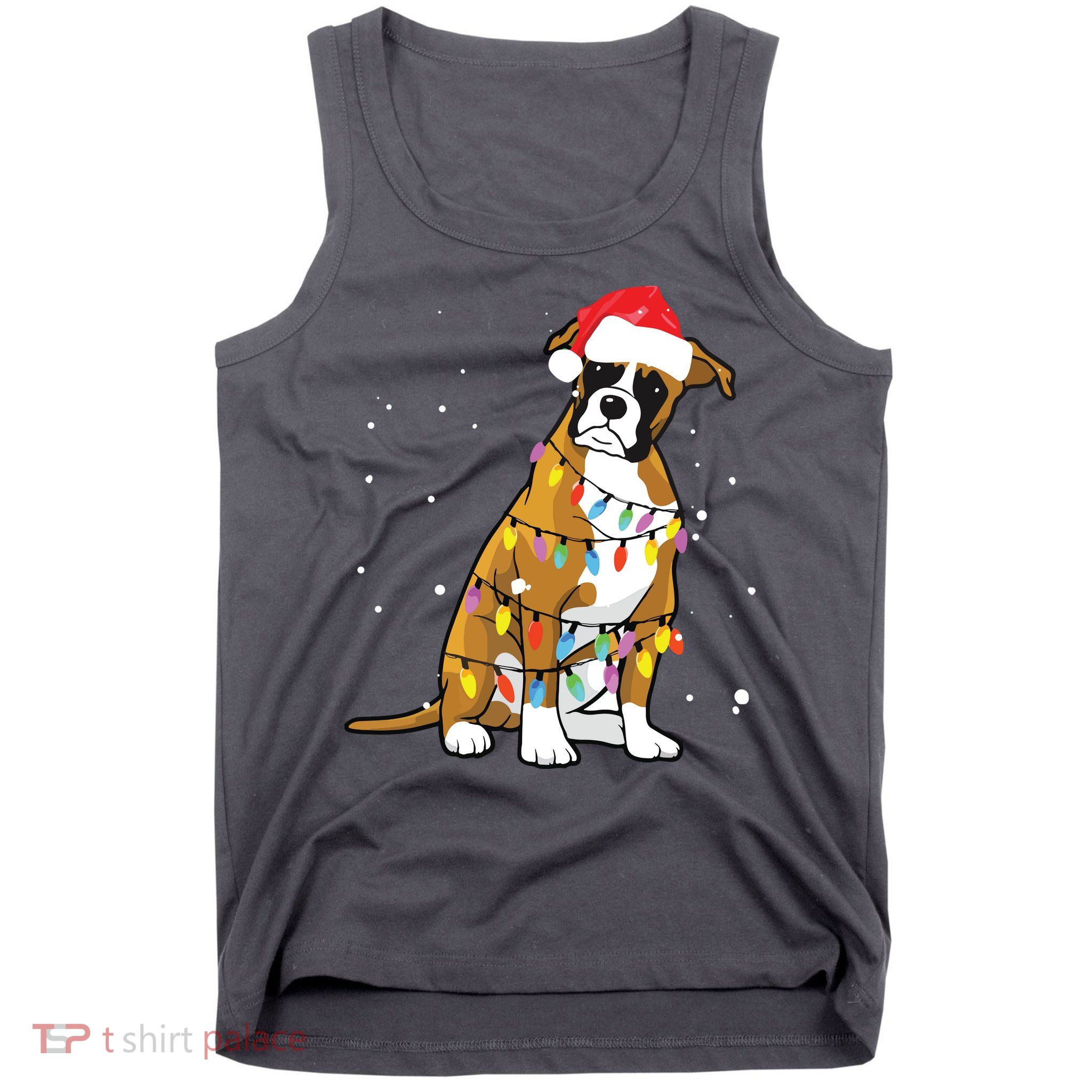 Boxer Christmas Boxer Dog Christmas Gift Tank Top
